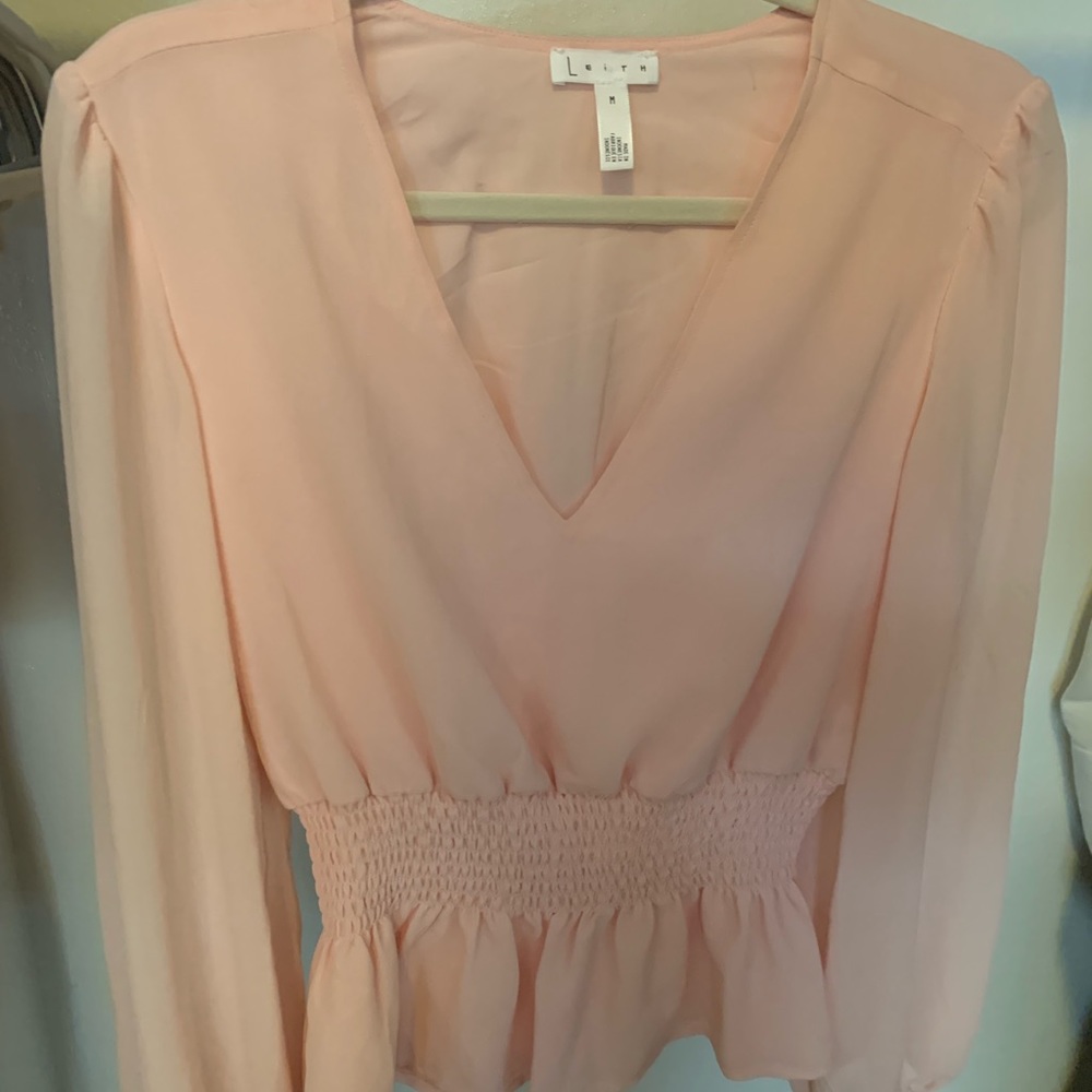 Never Worn Pink Billowy Blouse